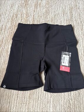 Oiselle High-Waist Black Women's pocket Jogget Shorts